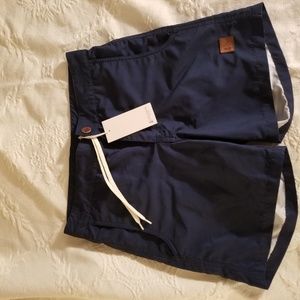 Retromarine navy blue swim trunks, with tag, 31